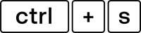 ctrls Wort Bild Marke schwarz small